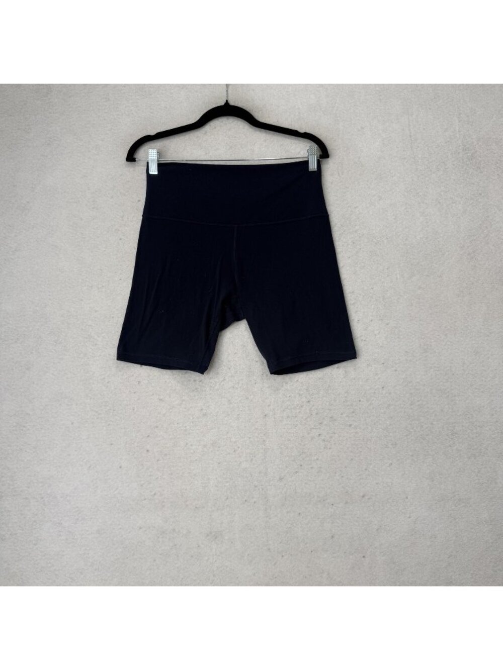 Lululemon Biker Shorts Womens 10 Blue High Rise 7 Inseam Yoga Athletic
